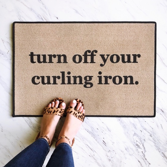 be there in five Other - Funny Quote “ReminDoor” Mat